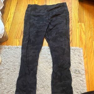 Lululemon Black Camo Leggings